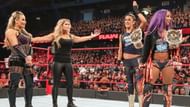 Beth Pheonix, Natalya, Bayley and Sasha Banks on RAW this week